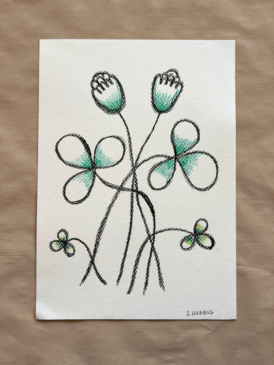 Original drawing on cotton paper