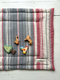 Quilted baby playmat