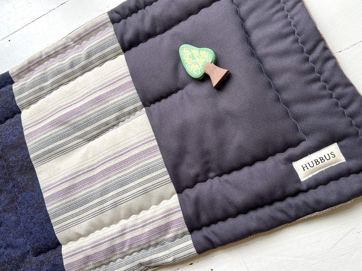 Quilted baby playmat