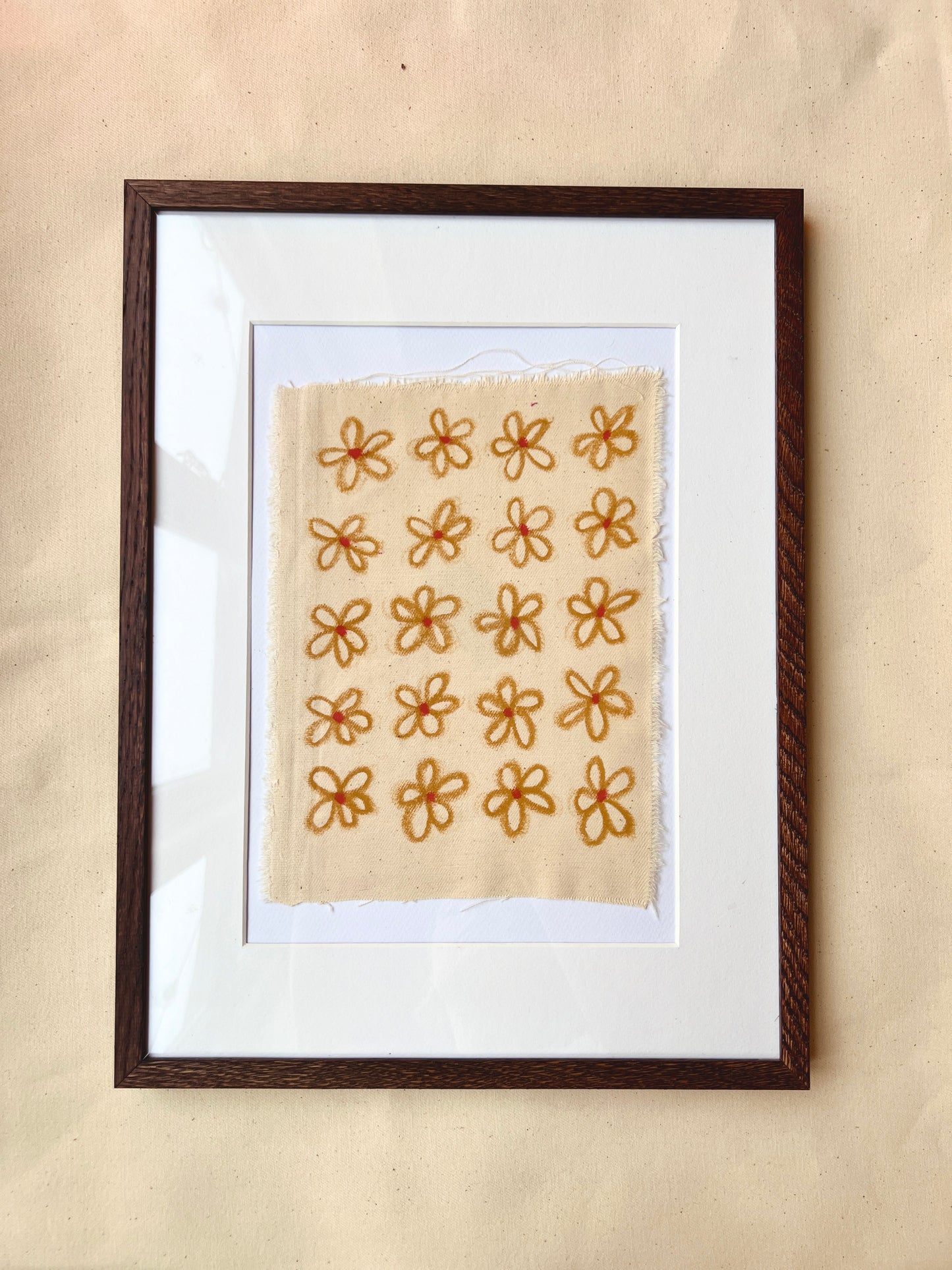 DAISY PÅ DENIM (gul)