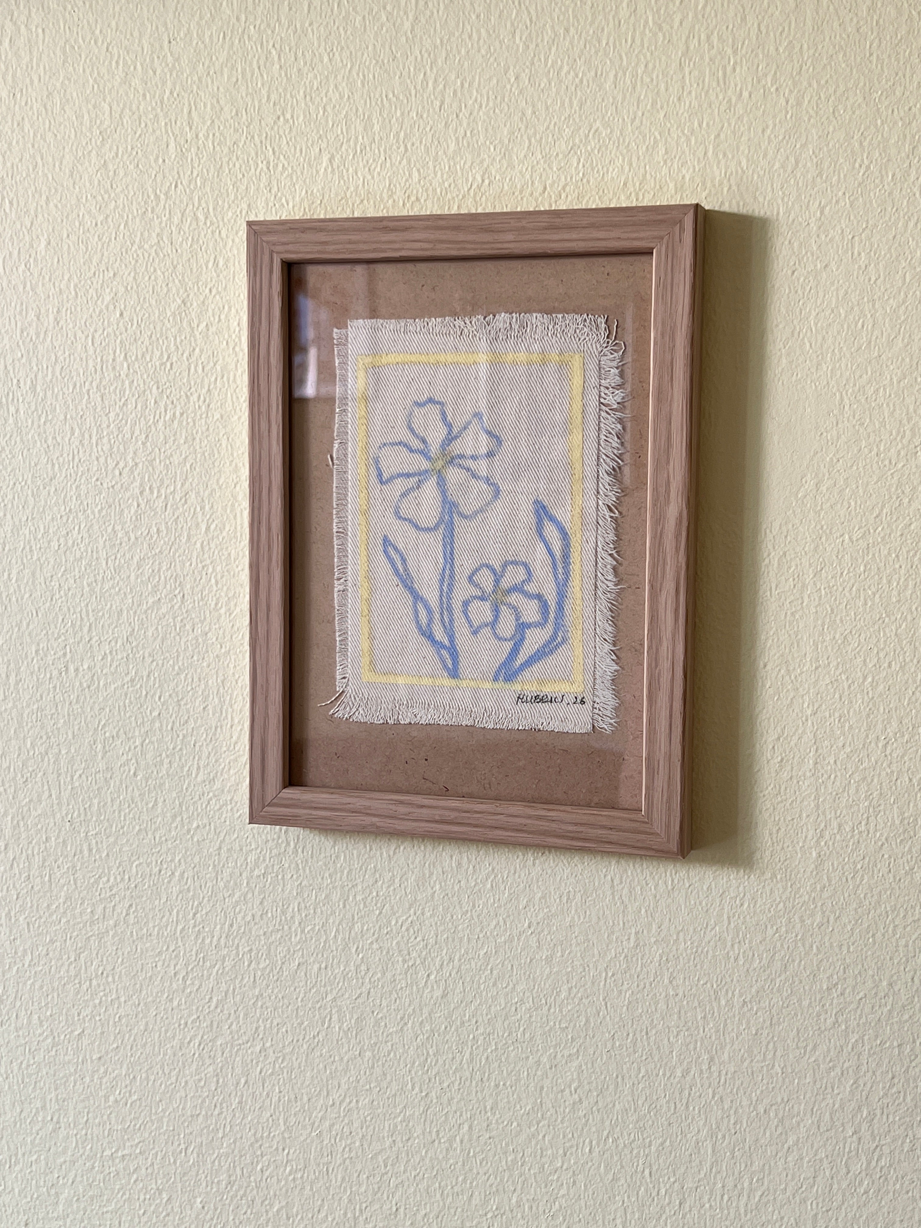 DAISY DENIM #34 - FRAMED