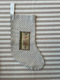 Made to order julesok i vintage tekstil - tilføj navn og motiv