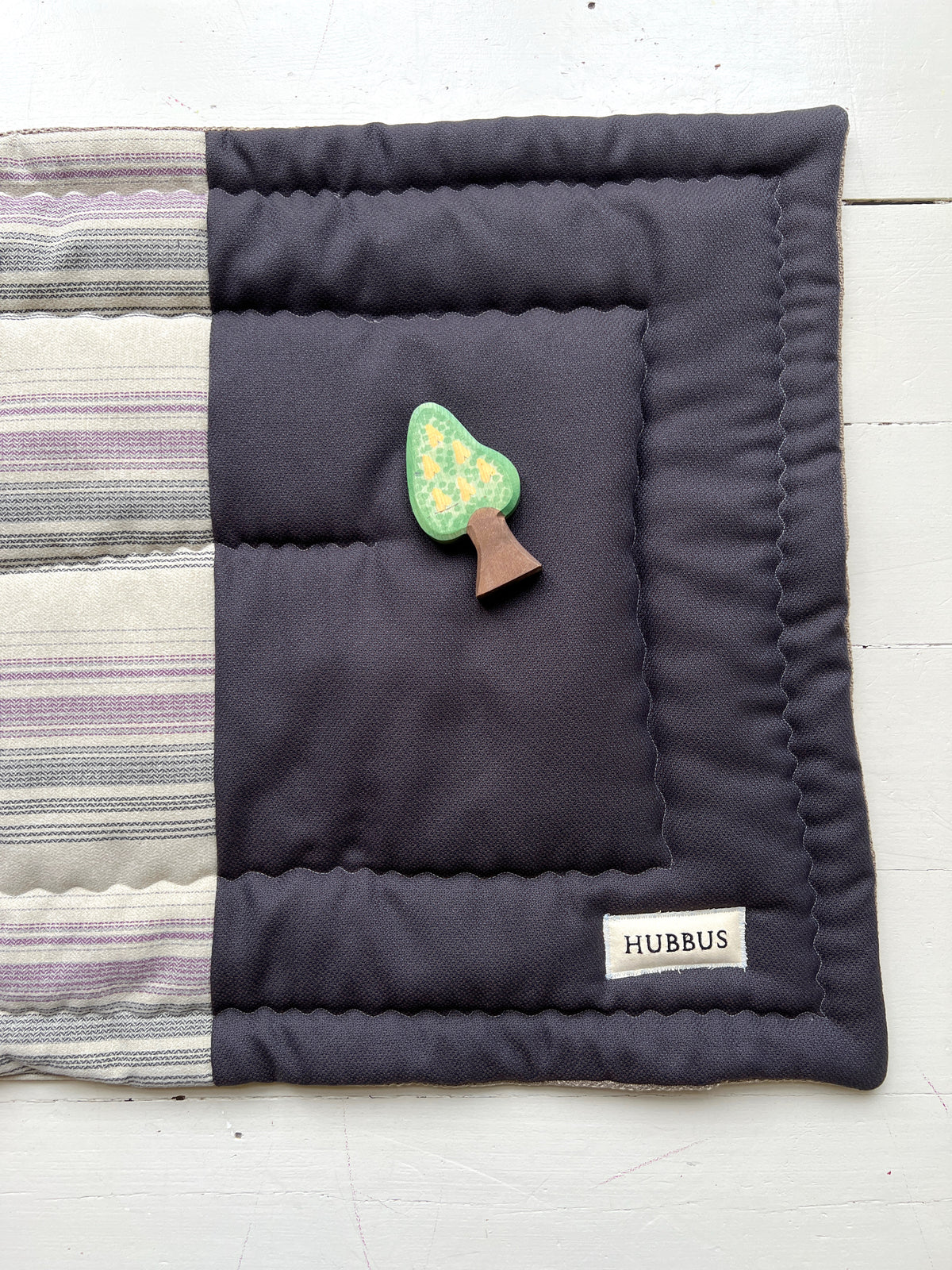 Quilted baby playmat