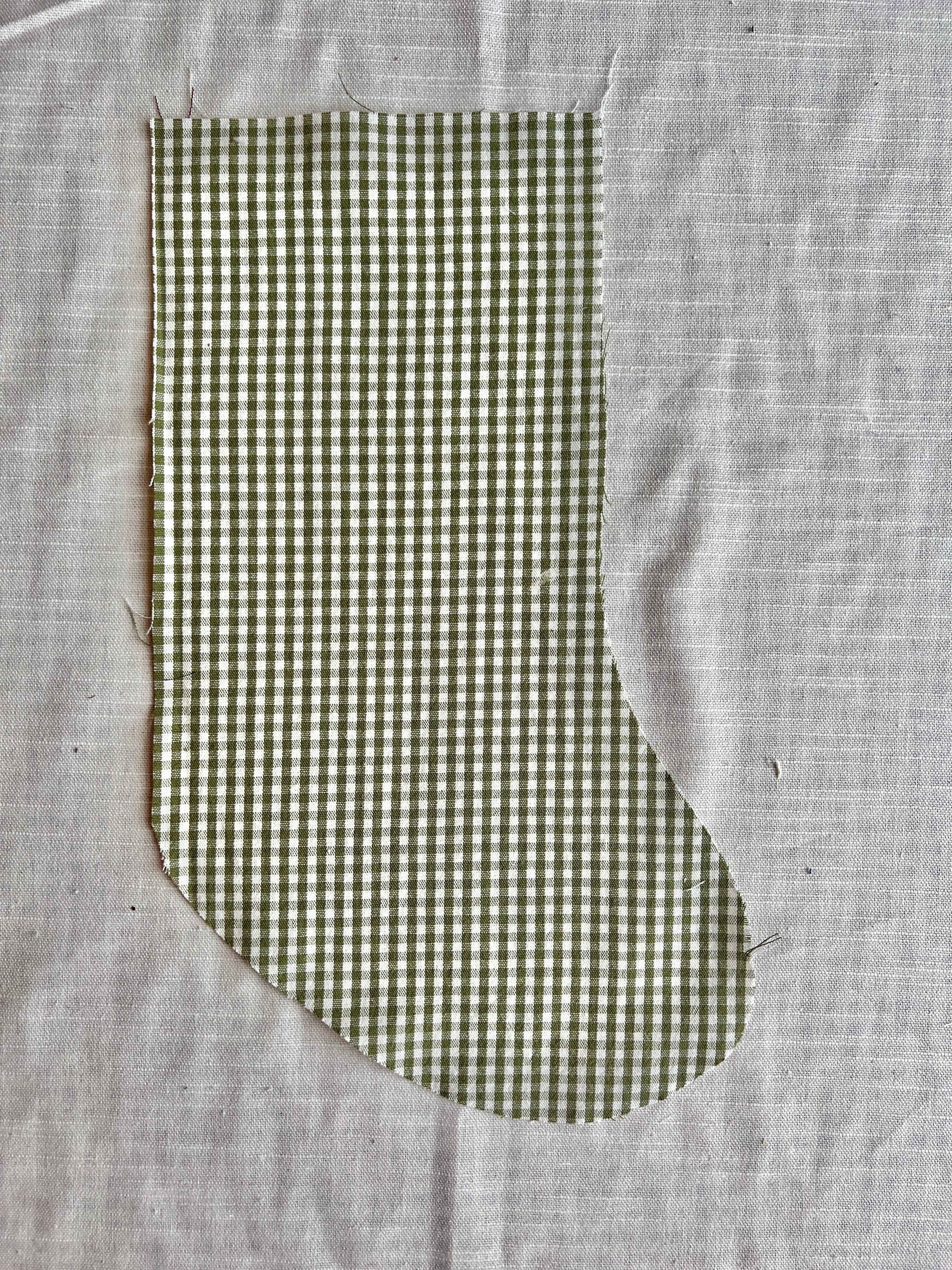 Made to order julesok i vintage tekstil - tilføj navn og motiv