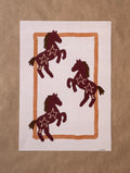 Stjerneheste - illustreret kunstprint