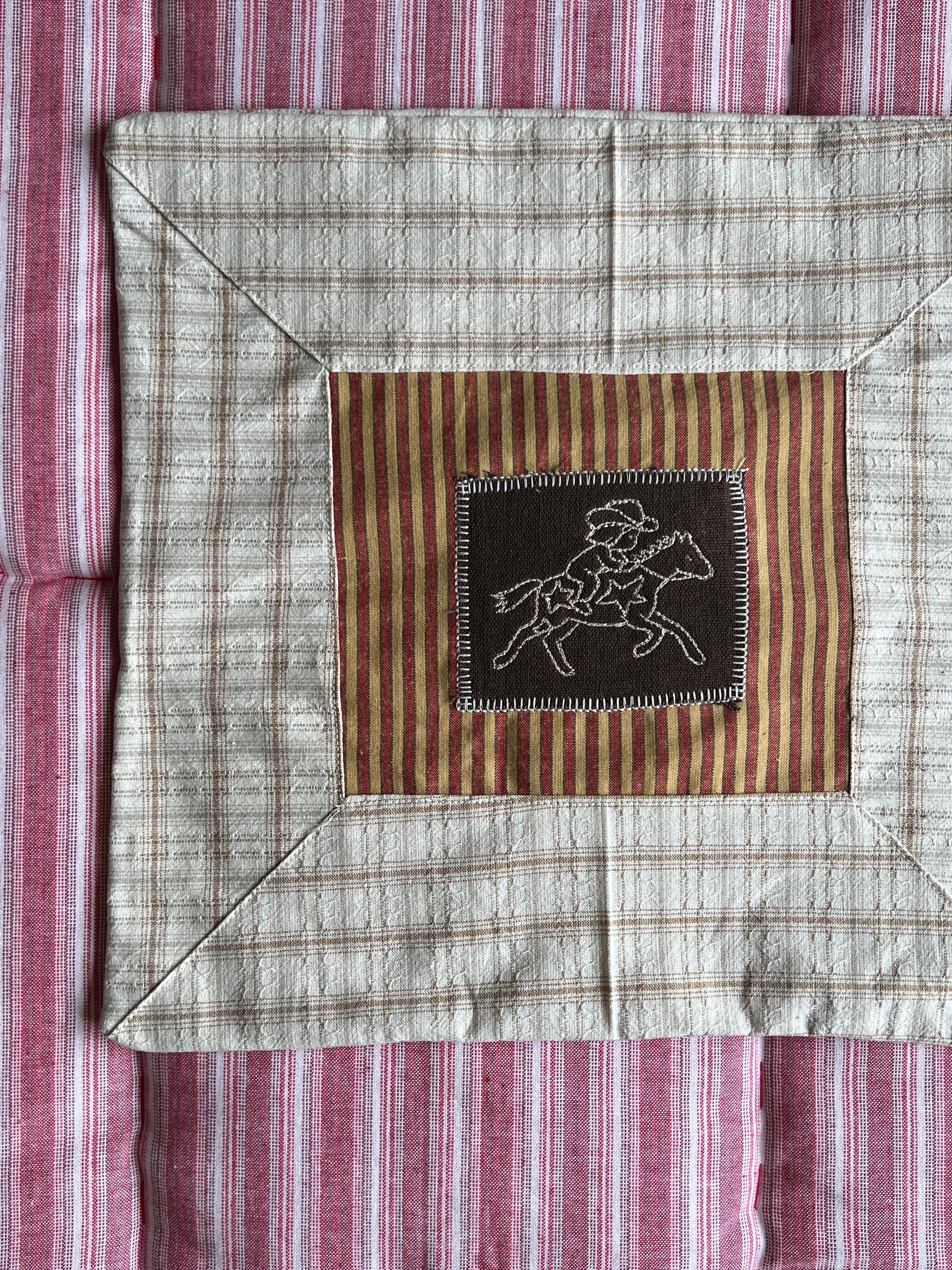 Embroidered pillow cushion #5