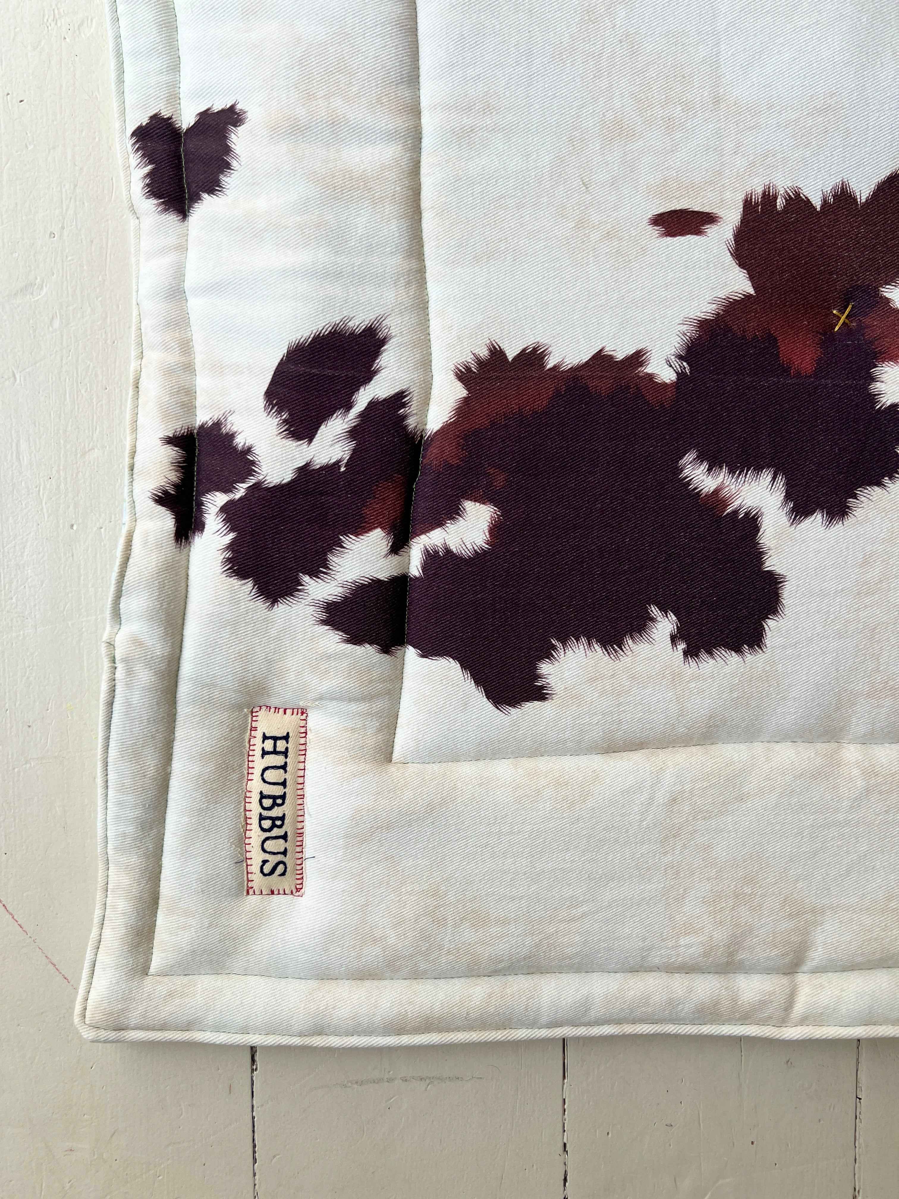 Hand-quilted baby mat