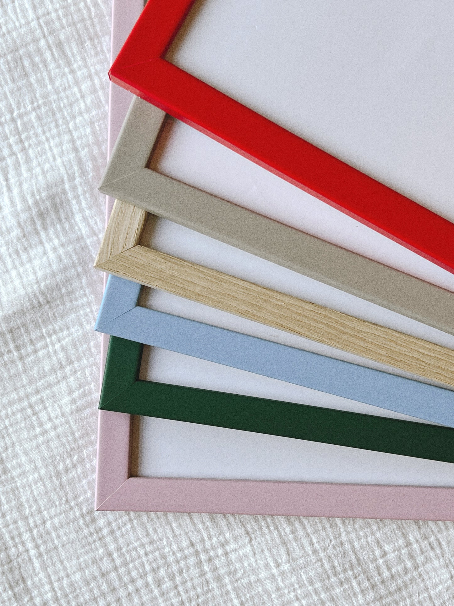 A3 wooden glass frame — natural