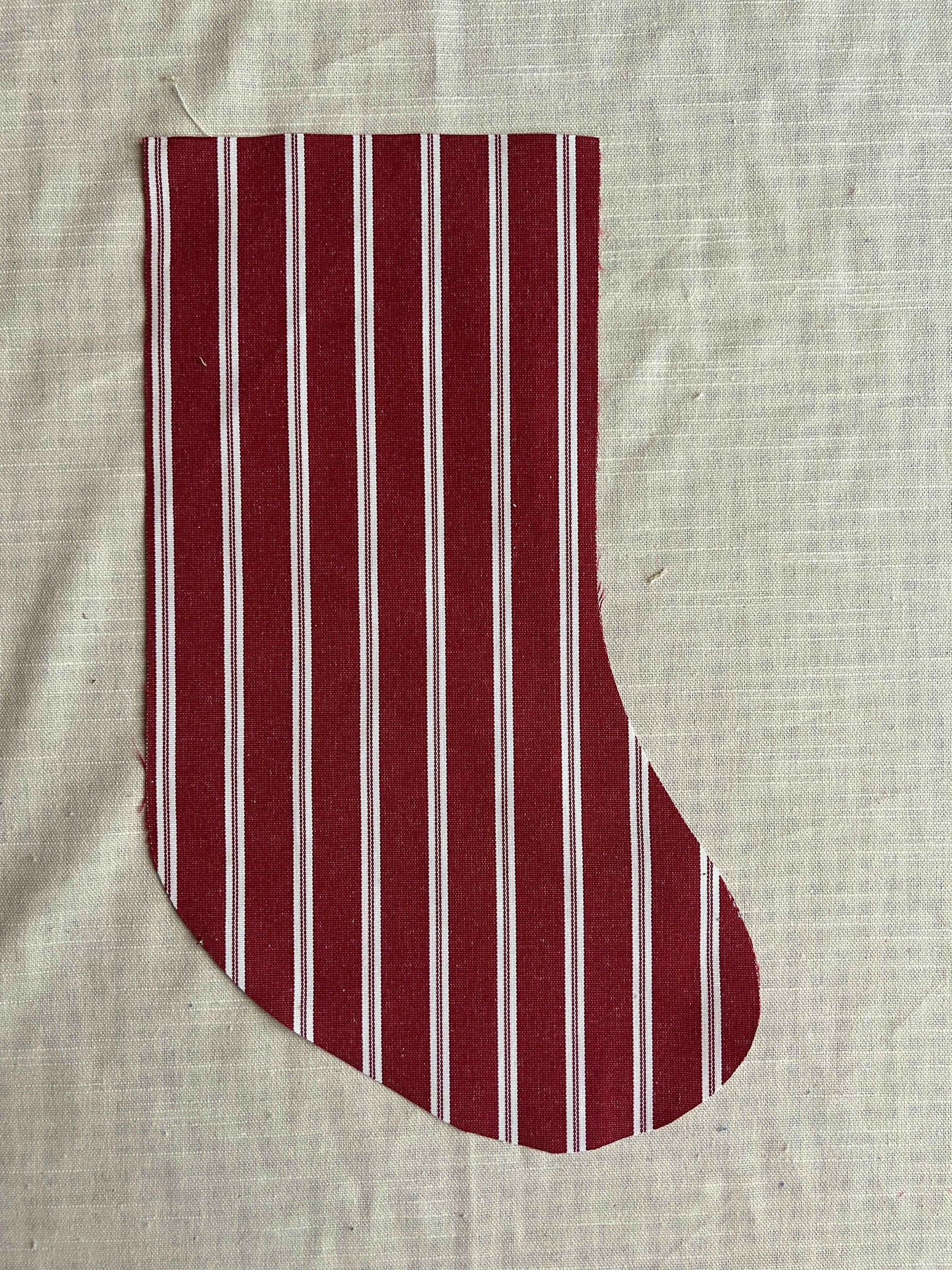 Made to order julesok i vintage tekstil - tilføj navn og motiv