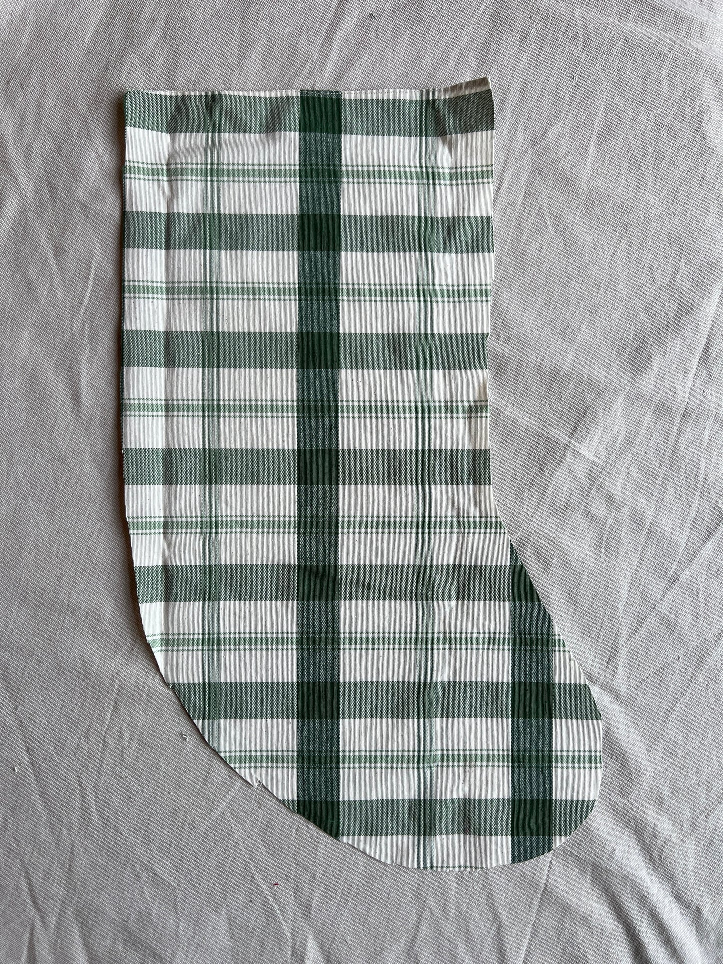 Made to order julesok i vintage tekstil - tilføj navn og motiv