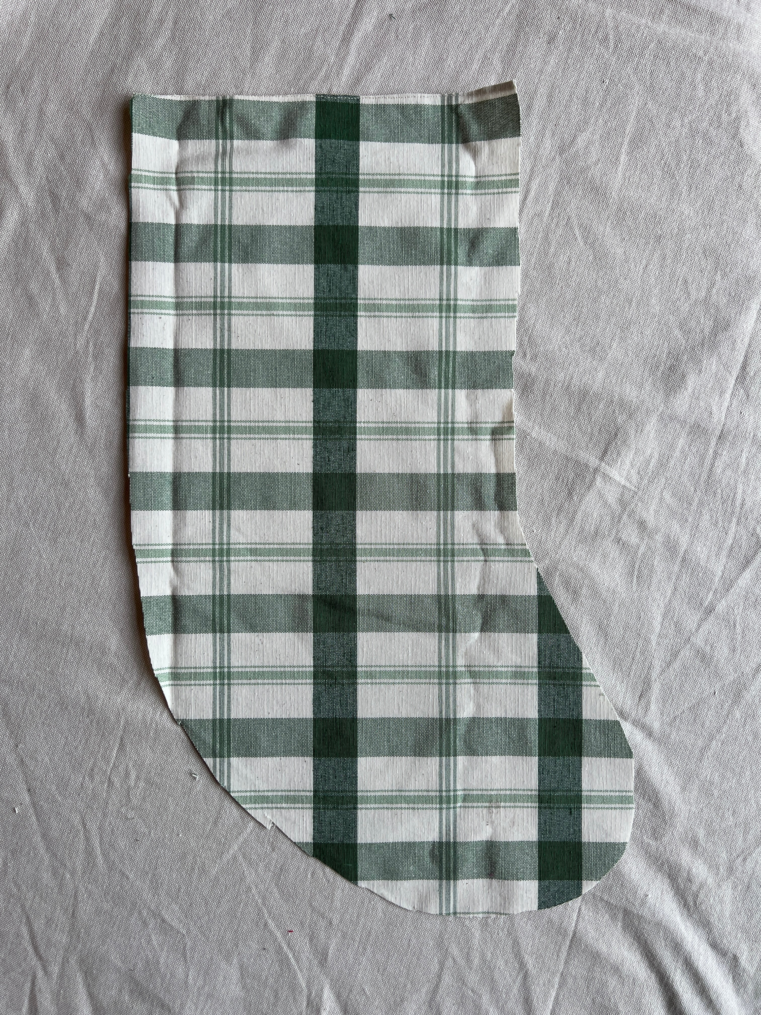 Made to order julesok i vintage tekstil - tilføj navn og motiv