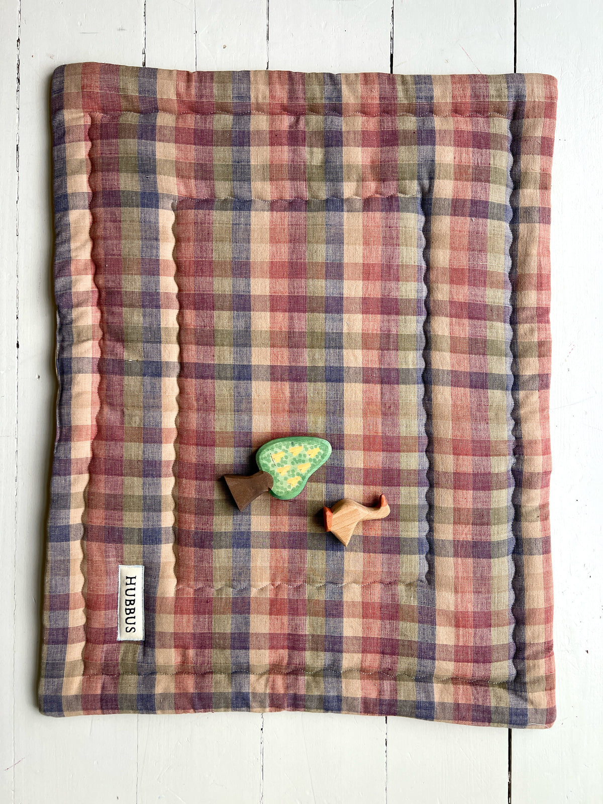 Quilted baby playmat