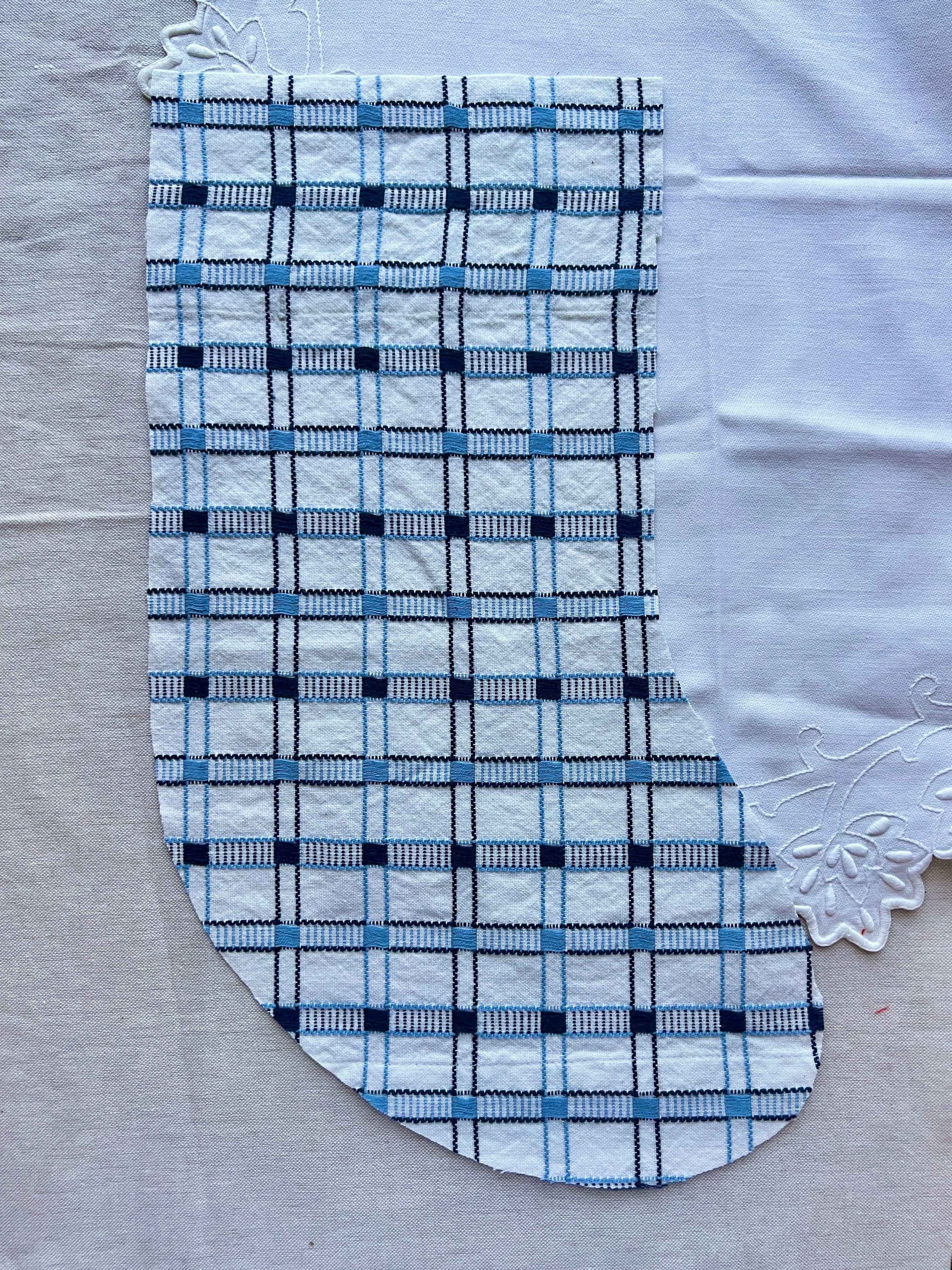 Made to order julesok i vintage tekstil - tilføj navn og motiv