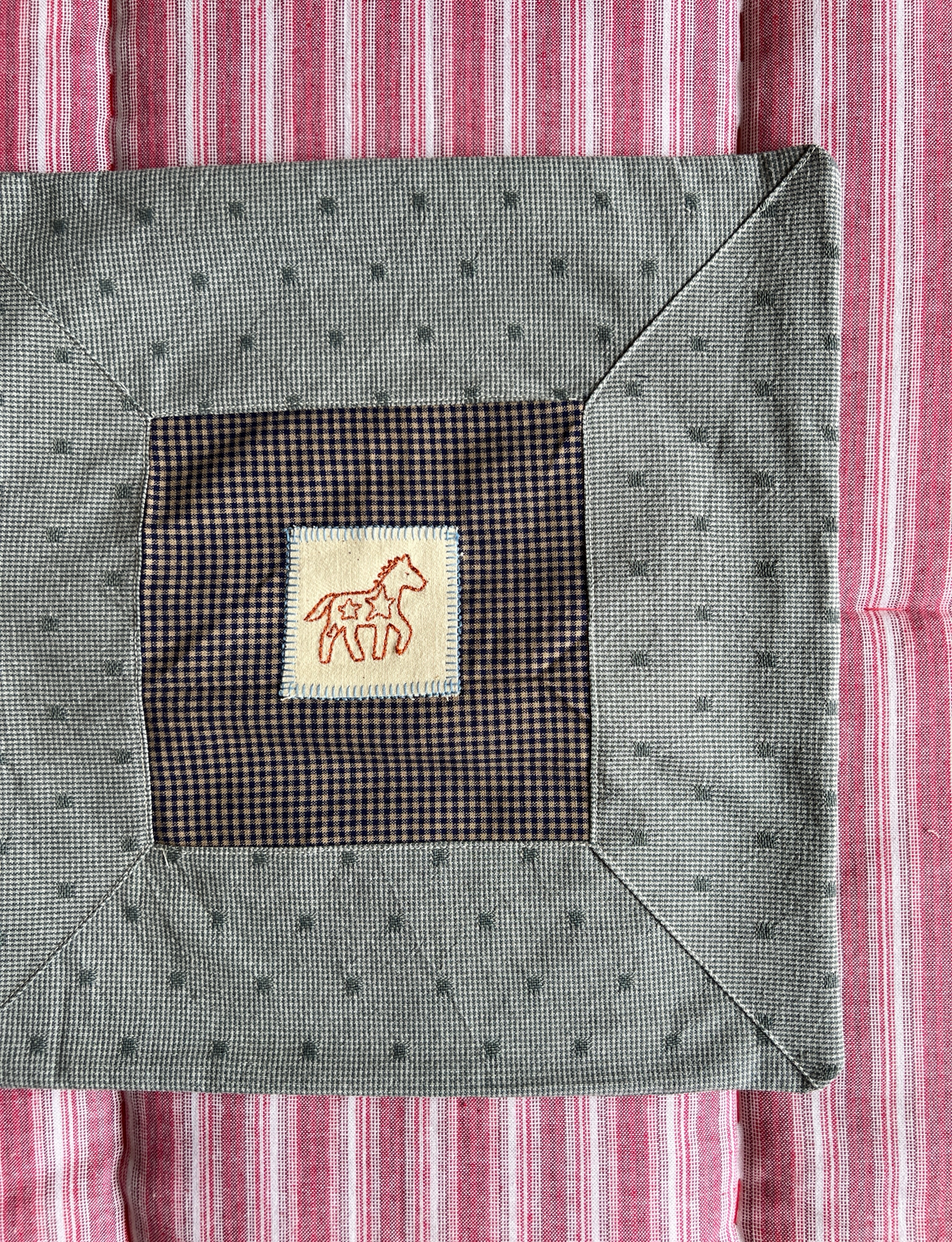 Embroidered pillow cushion #2