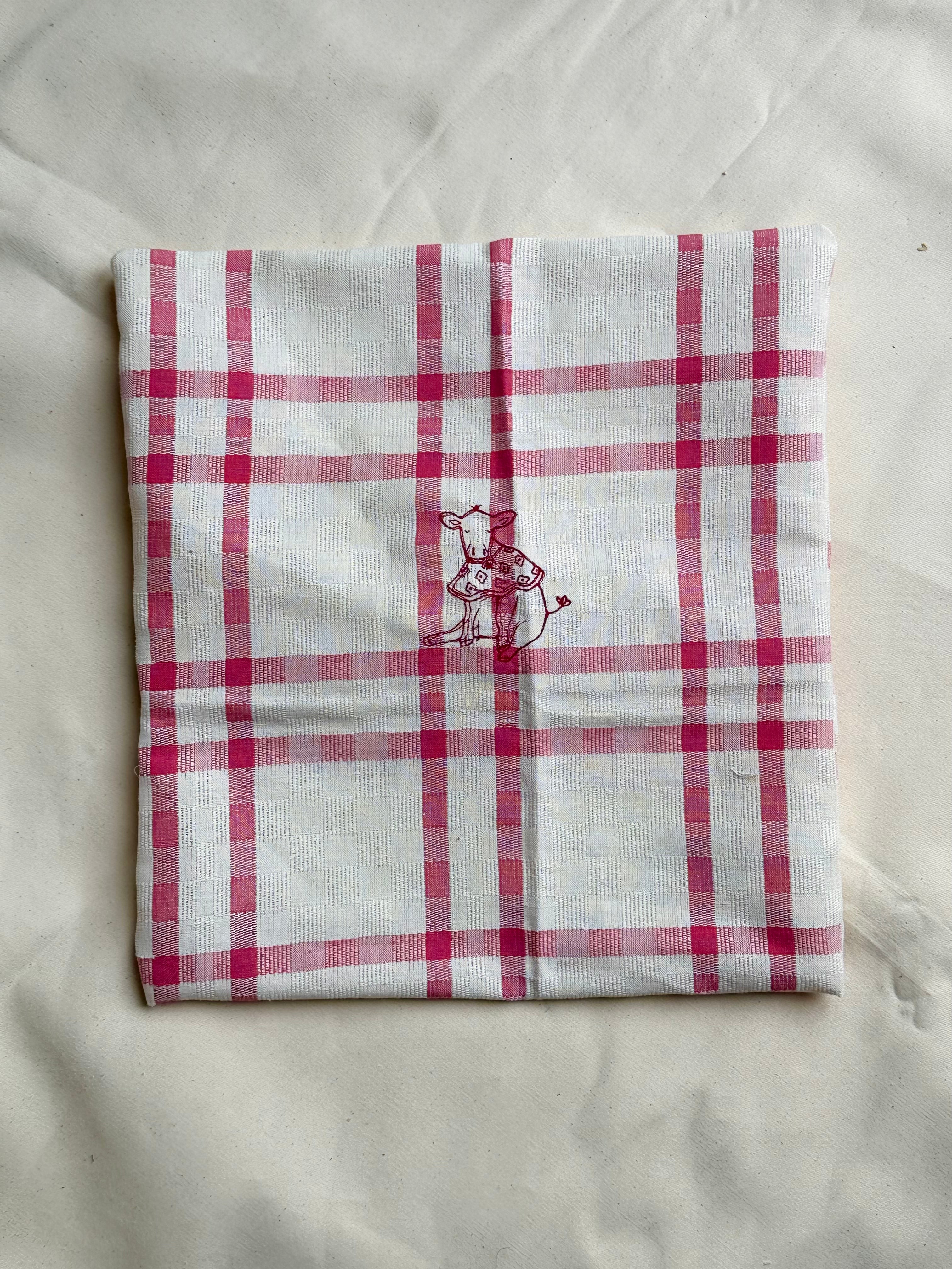 Embroidered pillow cushion #18