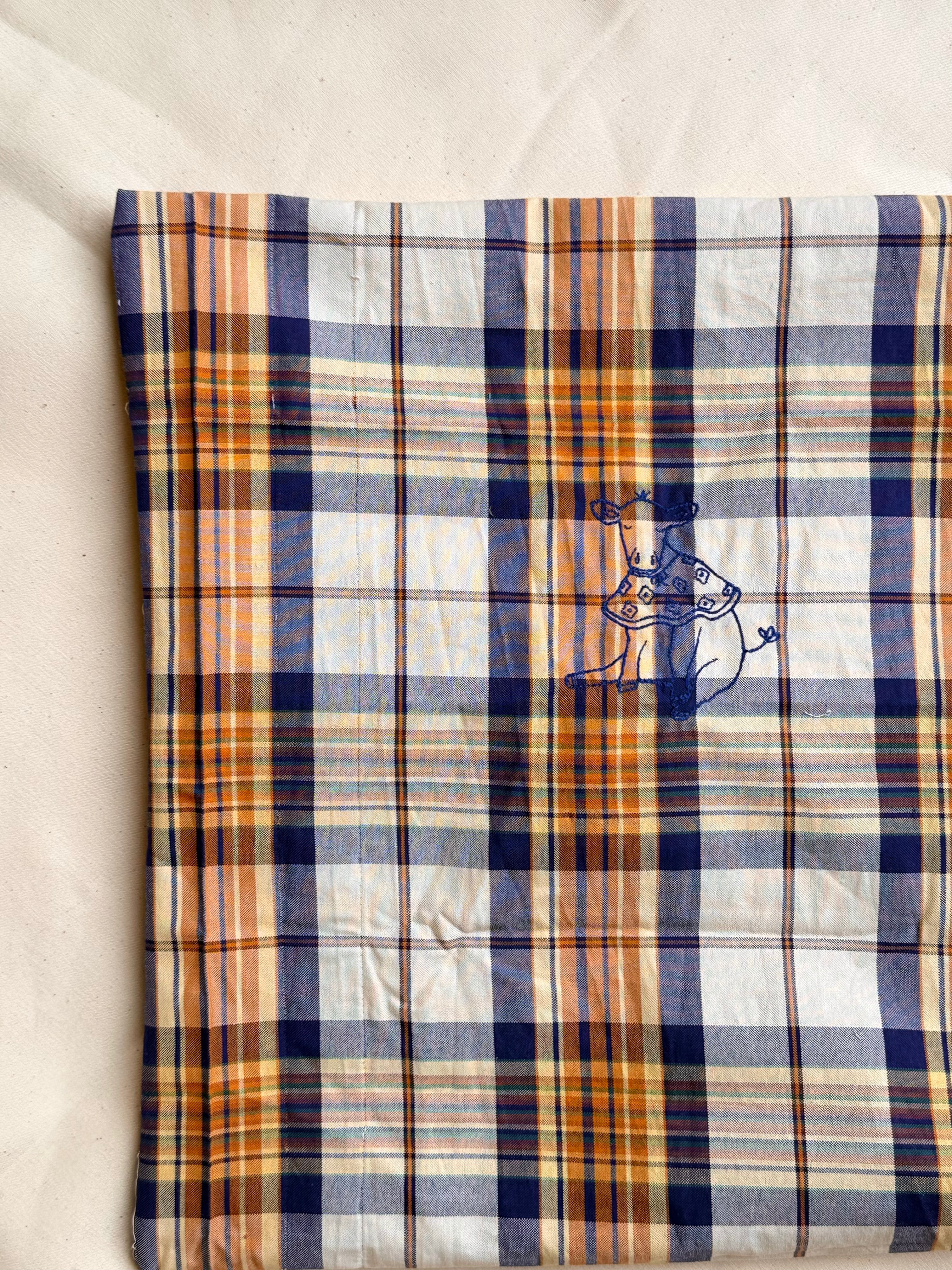 Embroidered pillow cushion #17