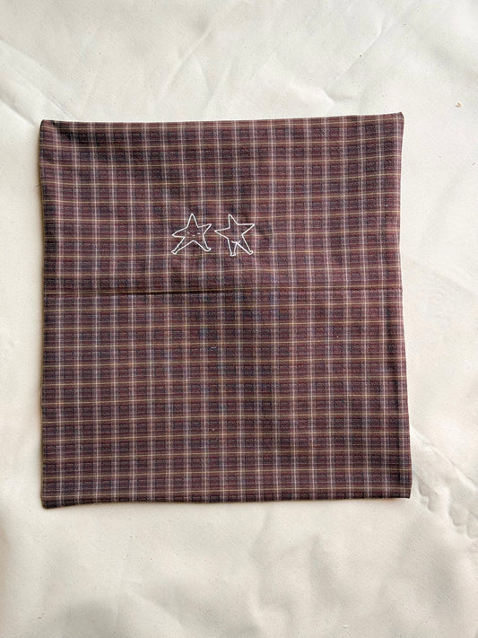 Pillowcase with embroidered motif (add name)