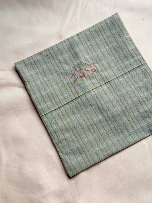 Pillowcase with embroidered motif (add name)