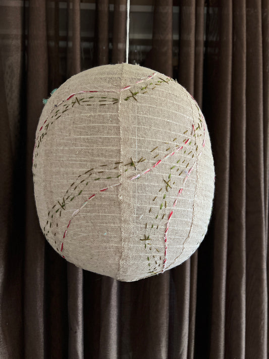 Stitched lampshade #4