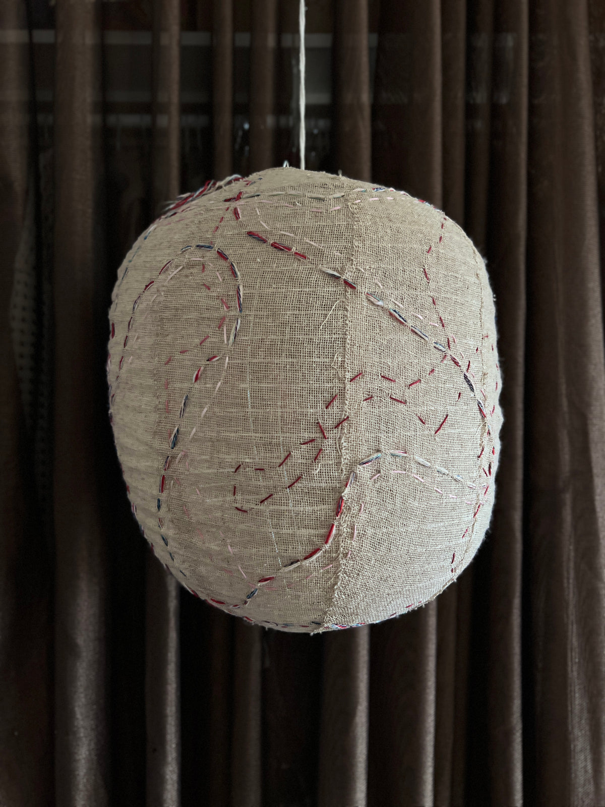 Stitched lampshade #6