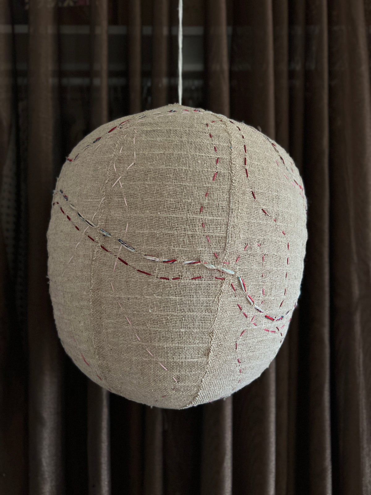 Stitched lampshade #6